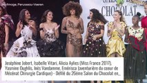 Inès Vandamme et Isabelle Vitari, beautés craquantes au Salon du chocolat