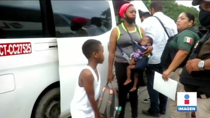 Aseguran a 20 migrantes que se adelantaron a la caravana