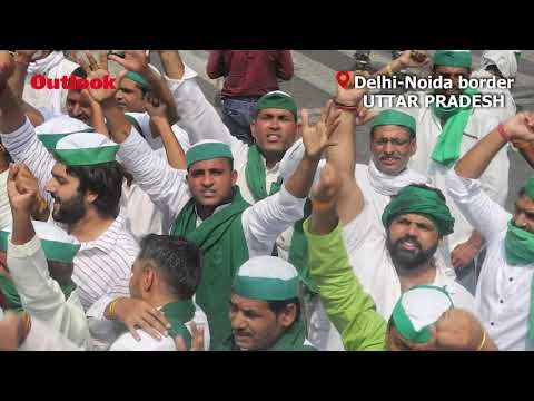 Farmers Protest Against Farm Bills At Noida Delhi Border In Uttar Pradesh