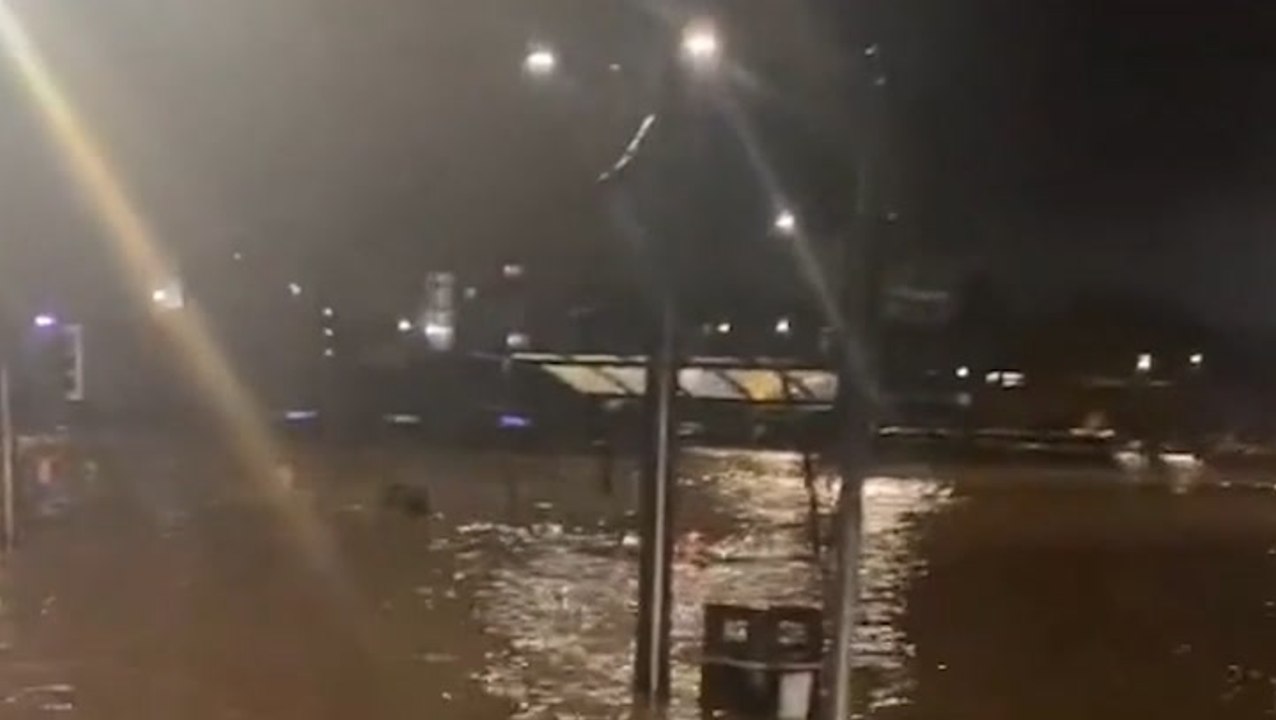 People in need of rescue as floodwaters enter buildings