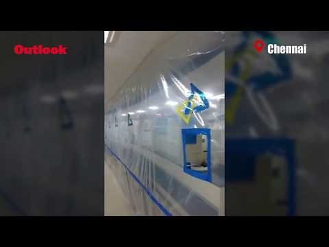 Covid-19: Plastic Sheet Shields Employees From Customers In This Canara Bank Branch