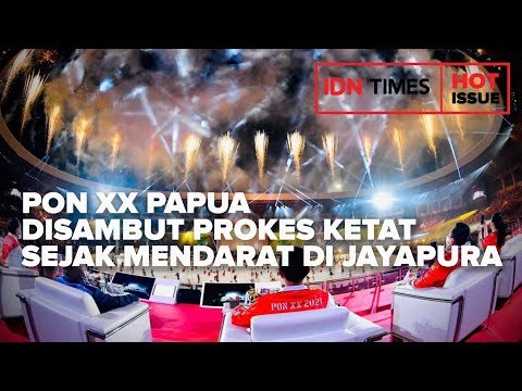 PON XX PAPUA: DISAMBUT PROKES KETAT SEJAK MENDARAT DI JAYAPURA