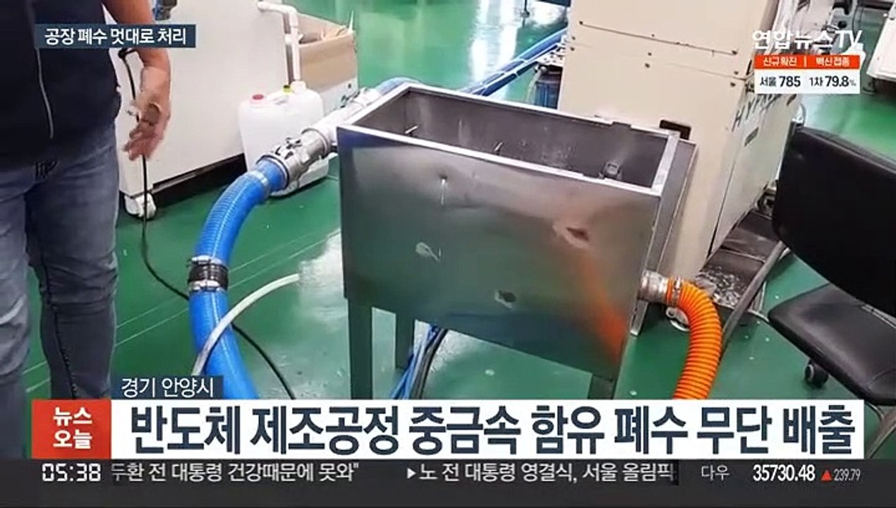 기준치 530배 초과 폐수 무단방류…경기 공장 8곳 적발