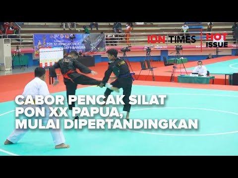 CABOR PENCAK SILAT PON XX PAPUA, MULAI DIPERTANDINGKAN