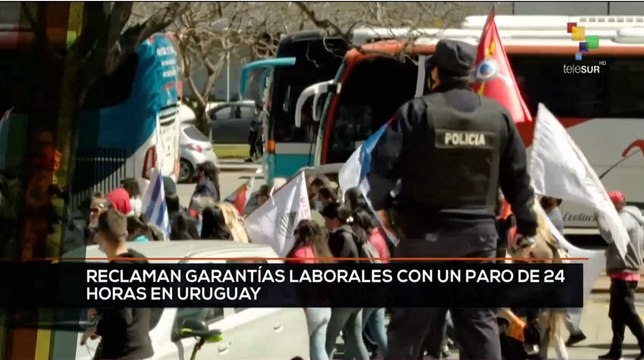 teleSUR Noticias 17:30 28-10: Profesores uruguayos protestan por garantías laborales