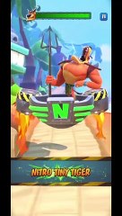 Nitro Tiny Tiger Battle Run Gameplay - Crash Bandicoot: On The Run!