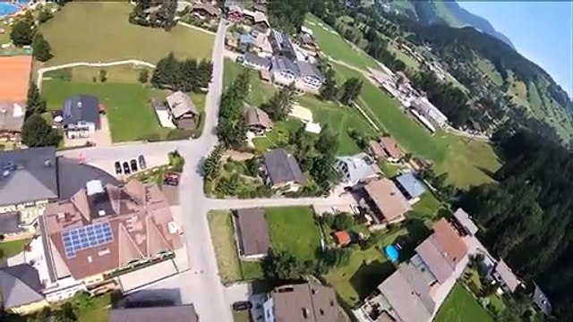 Paragliding stock footage Aerial Drone _
