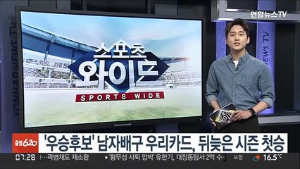 '우승후보' 남자배구 우리카드, 뒤늦은 시즌 첫 승리