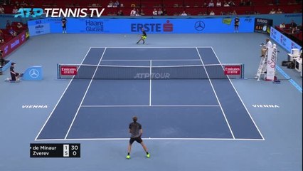 Vienne - Zverev s'est fait peur
