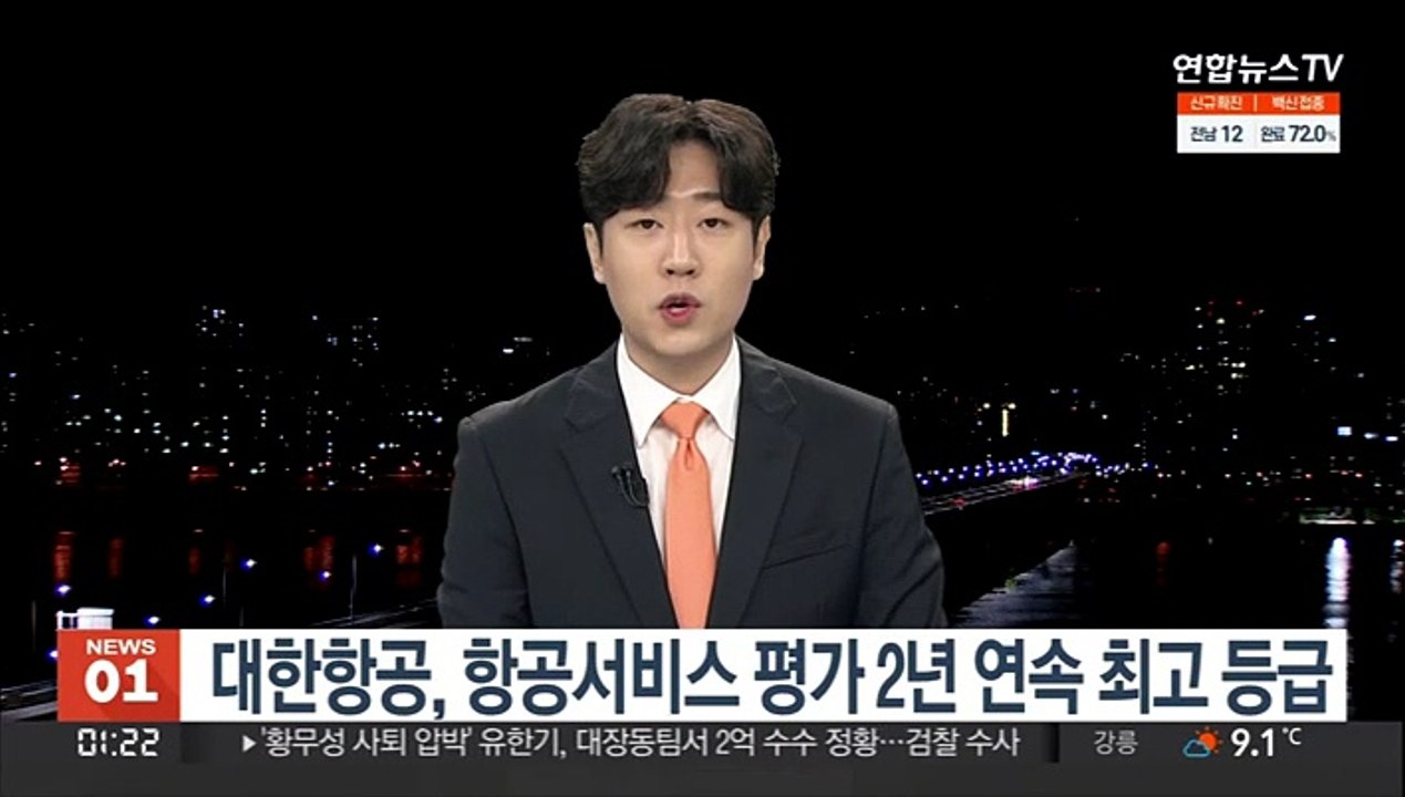 대한항공, 항공서비스 평가 2년 연속 최고 등급