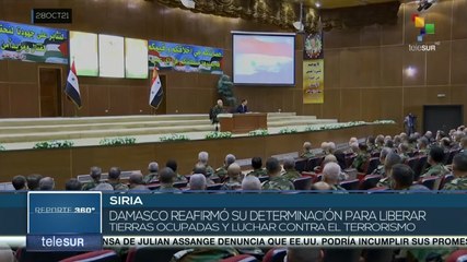 Presidente de Siria reafirma su determinación para liberar el país del terrorismo