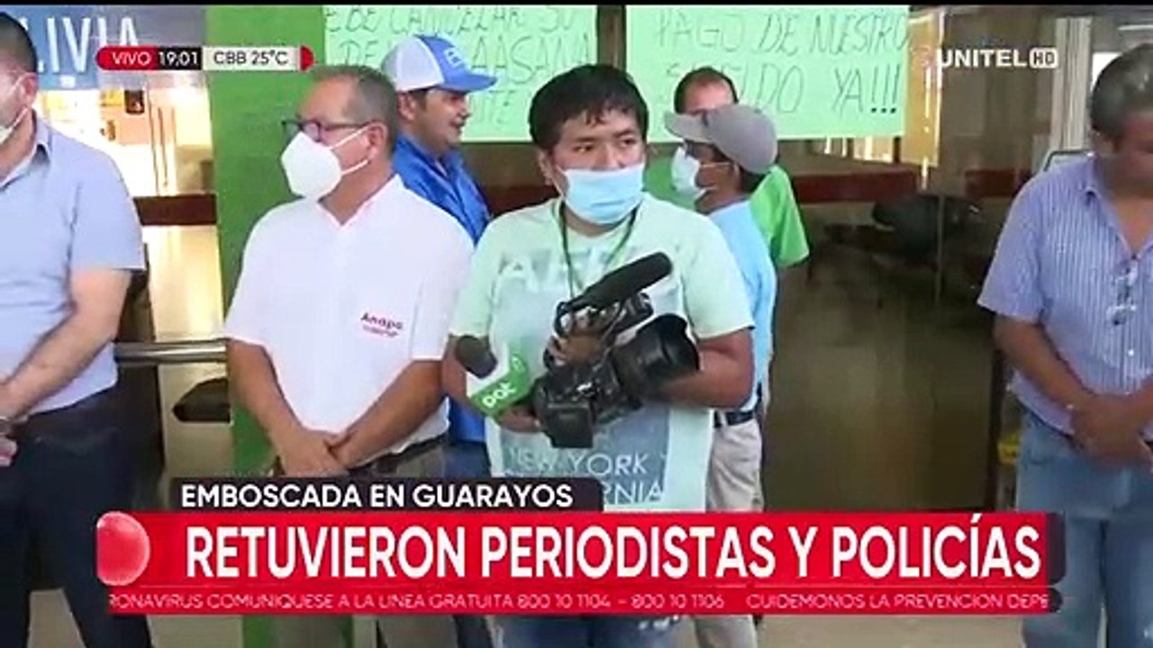 Emboscada armada en Guarayos: encapuchados toma...