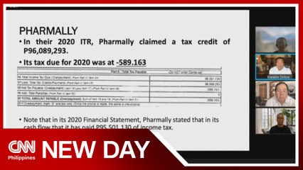 Documents show Pharmally did not pay taxes in 2020