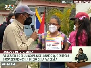 Entérate | GMVV entregó 44 viviendas dignas en el Municipio Boconó en el Edo. Trujillo