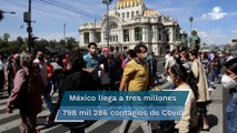 México registra 4 mil 503 contagios y 357 muertes por Covid-19 en las últimas 24 horas