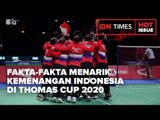 FAKTA-FAKTA MENARIK KEMENANGAN INDONESIA DI THOMAS CUP 2020, GELAR KE-14 !