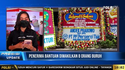 PRESISI Update 10.00 WIB : Penyaluran Bantuan Sosial Dari Kapolri Kepada KSPSI