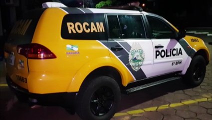 Flagrado com revólver calibre 32 municiado na mochila, homem de 38 anos é preso pela ROCAM