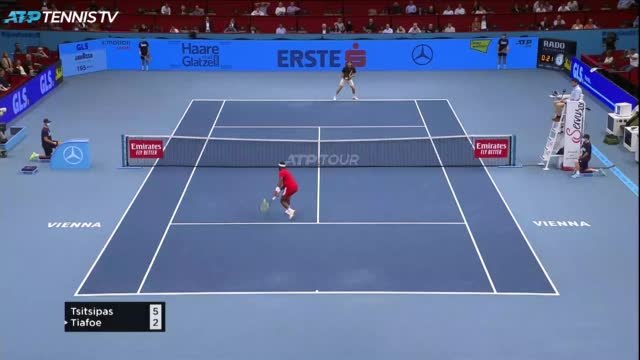 Tiafoe knocks out top seed Tsitsipas