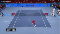 Tiafoe knocks out top seed Tsitsipas
