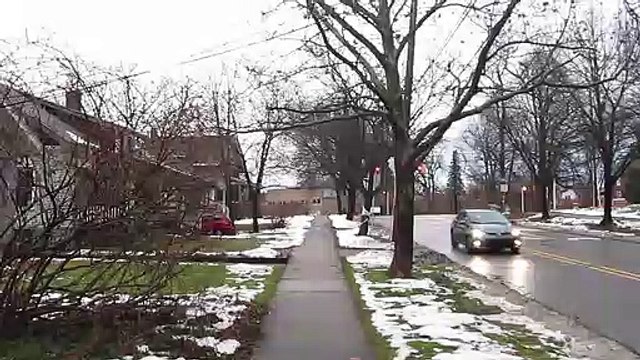 Walking on Seventh Street Ann Arbor Michigan