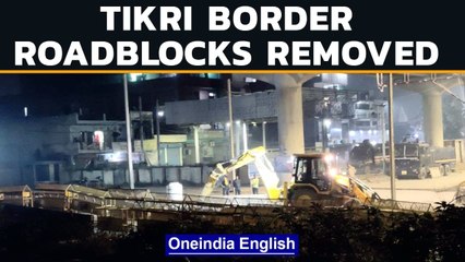 Delhi Police removes roadblocks from Tikri Border| Oneindia News