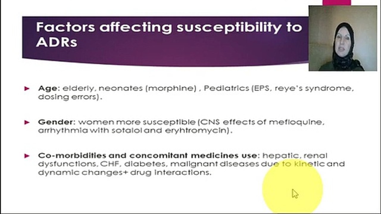 Lecture 3 | ADR |  part 2 | Clinical Pharmacy | Dr.Hala Al-Agha الصيدلة السريرية د. هلا الاغا