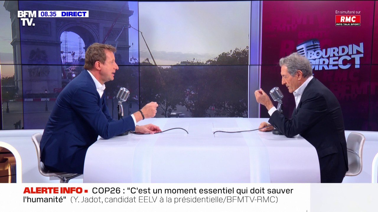 Yannick Jadot (EELV): la COP26 "est un moment essentiel qui doit sauver l'humanité"