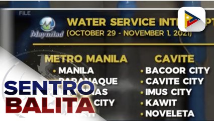 Download Video: Mga residente sa Metro Manila at mga kalapit-probinsya na apektado ng Maynilad water interruption, kanya-kanya na sa paghahanda; Water interruption , tatagal hanggang sa Nob. 1