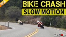 'STUNT GONE WRONG - Appalling bike crash on dangerous road *Slow Motion*'