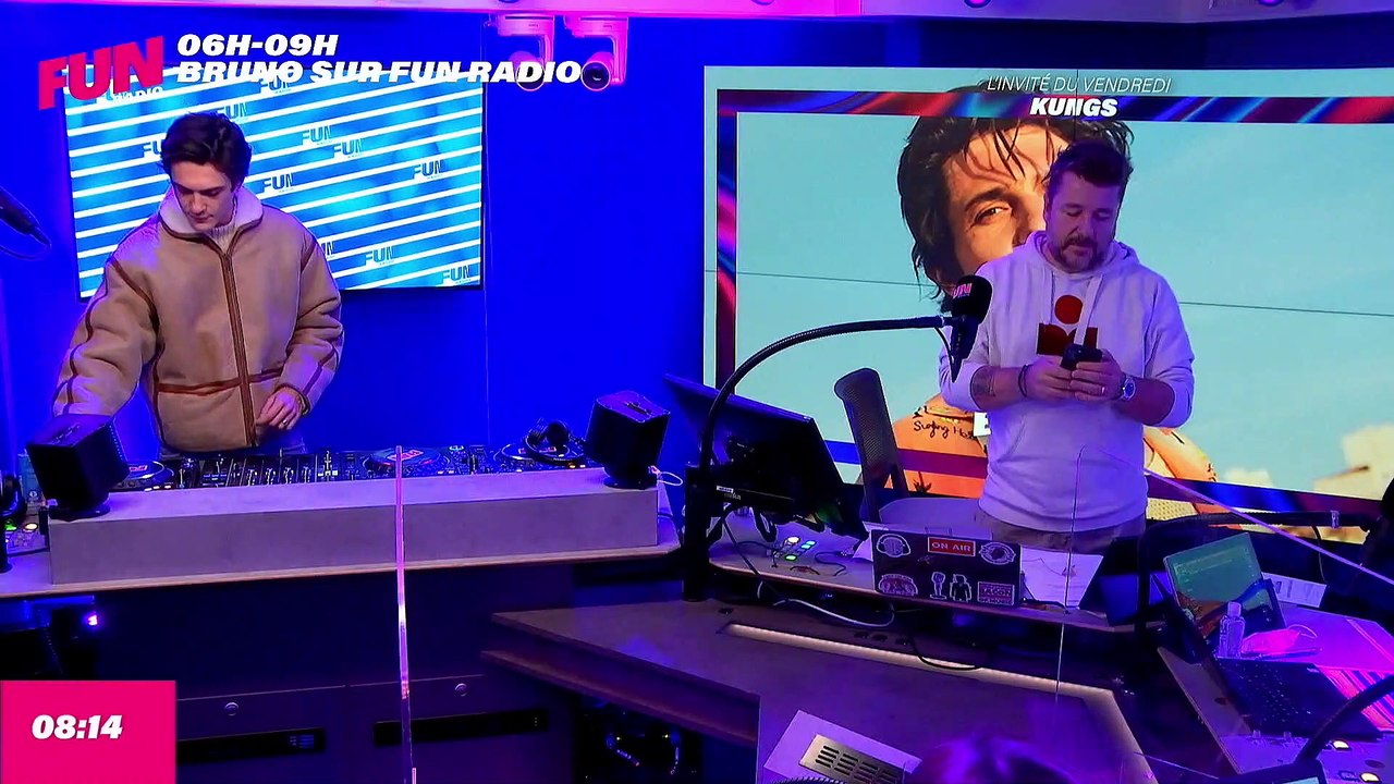 Kungs en interview et en mix dans Bruno sur Fun Radio