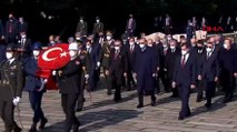 Türkiye Cumhuriyeti 98 yaşında! Devlet erkanı Ata’nın huzuruna çıktı