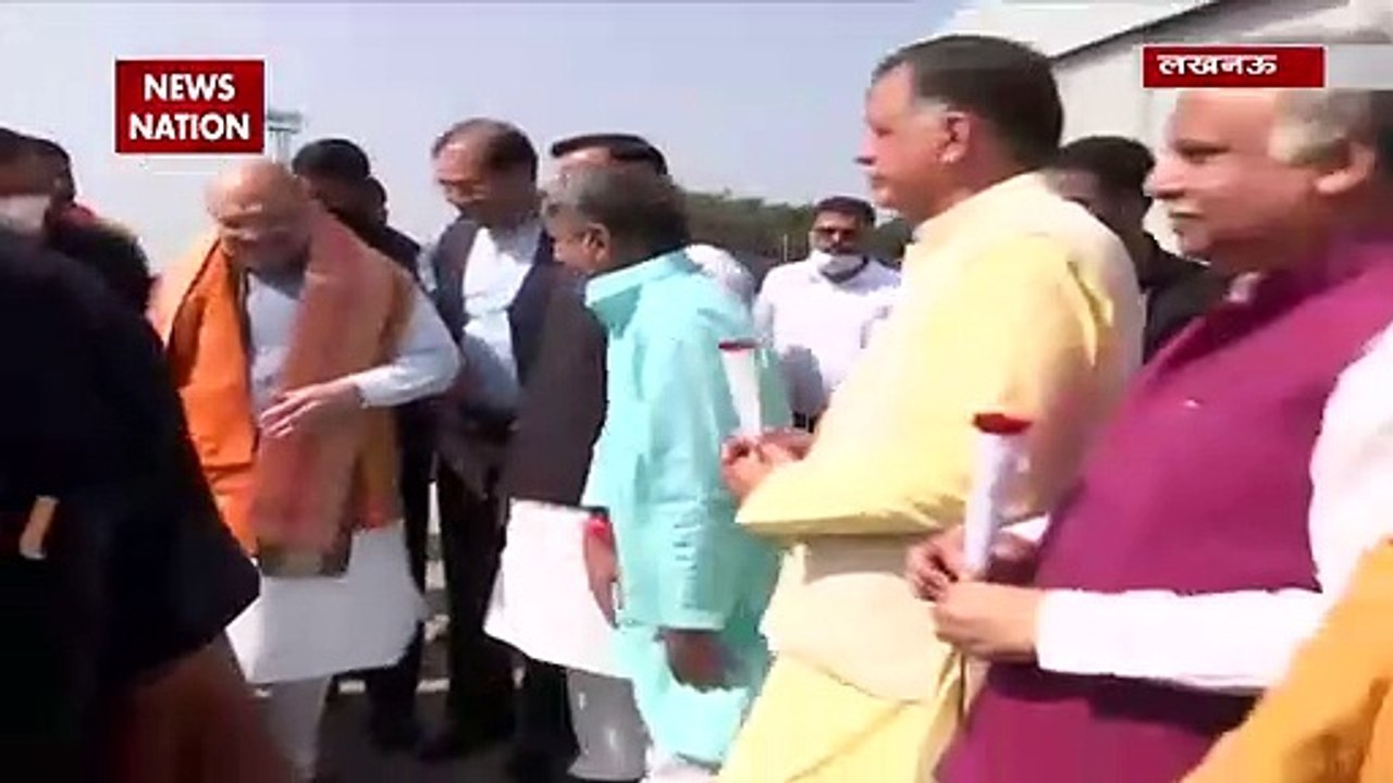 Amit Shah arrives in Lucknow, will begin the election strategy