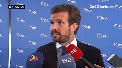 Casado acusa al Gobierno de “radical” ante líderes conservadores europeos [09/09/2021]