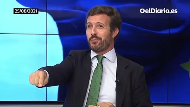 Casado critica el plan 'nini' del Gobierno con los fondos europeos ante el presidente del PPE [25/08/2021]
