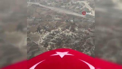 Gökyüzünde 29 Ekim Cumhuriyet Bayramı coşkusu