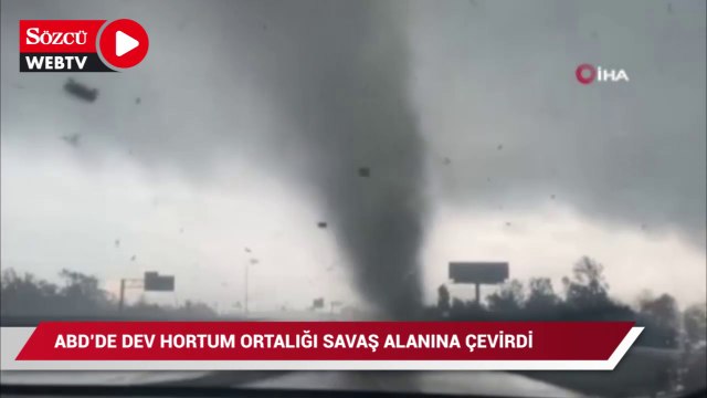 ABD'de dev hortum ortalığı savaş alanına çevirdi