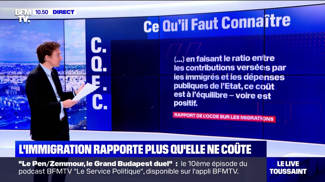 L'immigration rapporte-t-elle plus qu'elle ne coûte ?