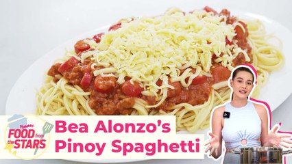 We Recreated Bea Alonzo's Pinoy Spaghetti Recipe | Yummy PH