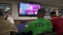 USS Carl Vinson (CVN 70) Sailors Watch Football,SOUTH CHINA SEA