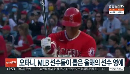 오타니, MLB 선수들이 뽑은 올해의 선수 영예