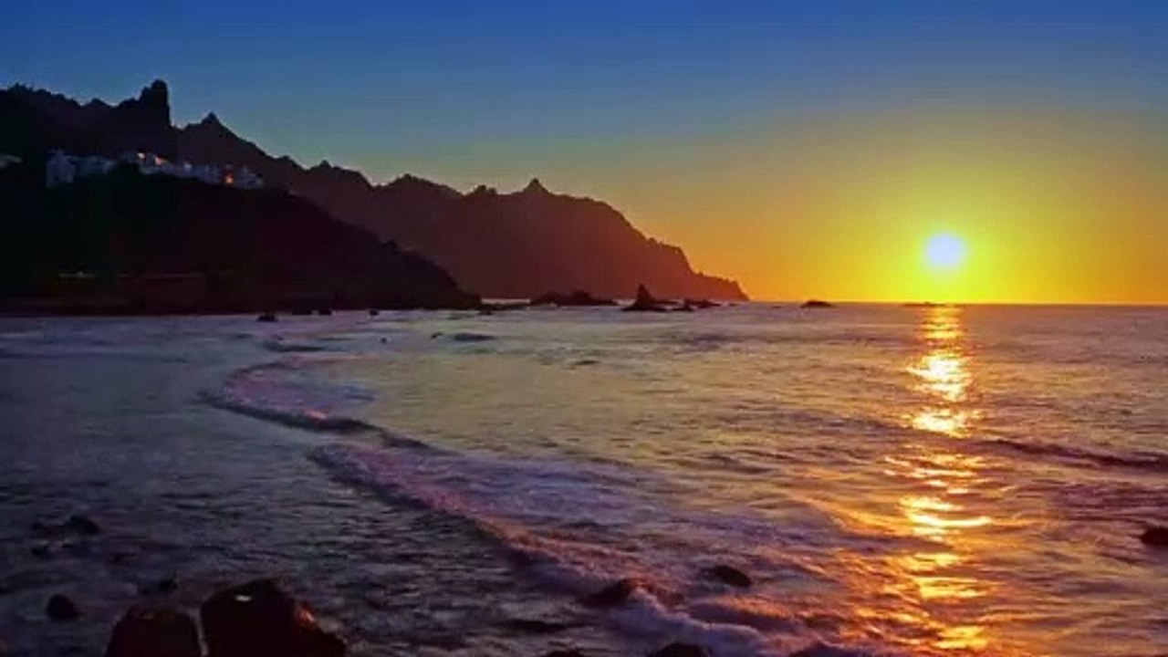 Sunset in BLUE CITY