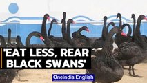 North Koreans told to eat black swan meat, save food as crisis aggravates | Oneindia News