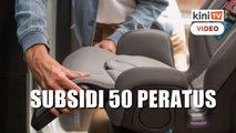 Subsidi 50% untuk kerusi keselamatan kanak-kanak bagi B40