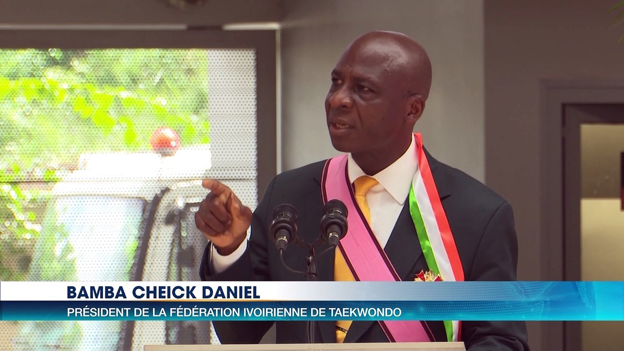 Inauguration du Centre sportif, culturel et des Tic ivoiro-coréen Alassane Ouattara à Adjamé