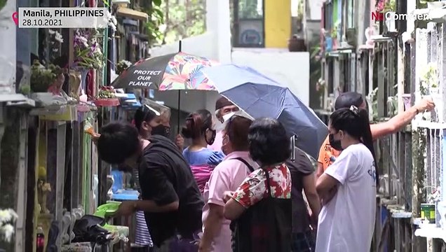 شاهد: حشود تتدفق إلى المقابر في الفلبين لزيارة الموتى قبل عيد القديسين
