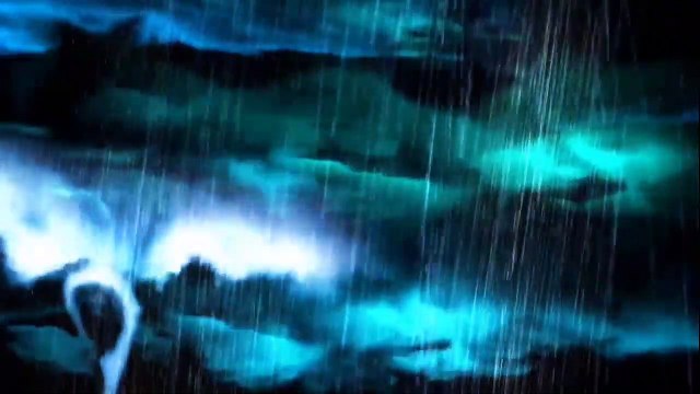 Rain and thunder sounds for sleeping black screen 4 hours