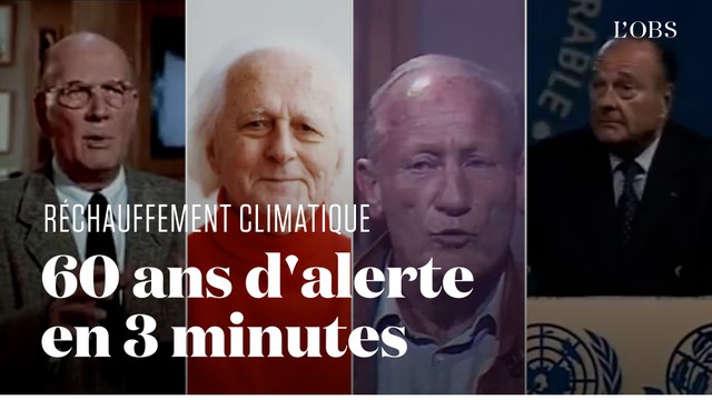 Réchauffement climatique : 60 ans qu'ils nous alertent