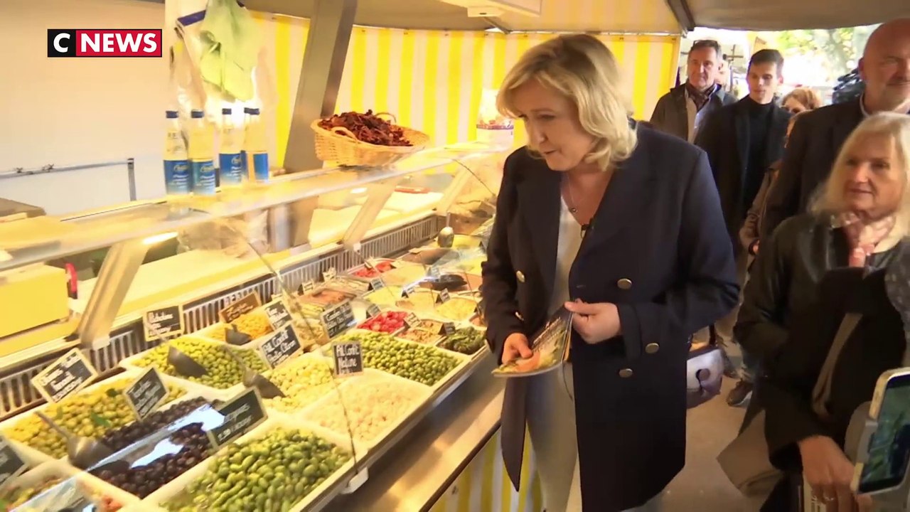 Marine Le Pen en campagne