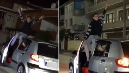 Yaptığı hareket pes dedirtti! Asker konvoyunda yürekleri ağza getiren dakikalar